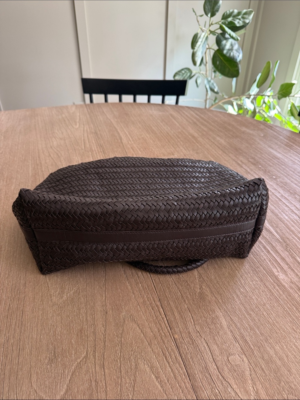 Madewell Signature Woven Tote Coffee Bean - Picture 8 of 9